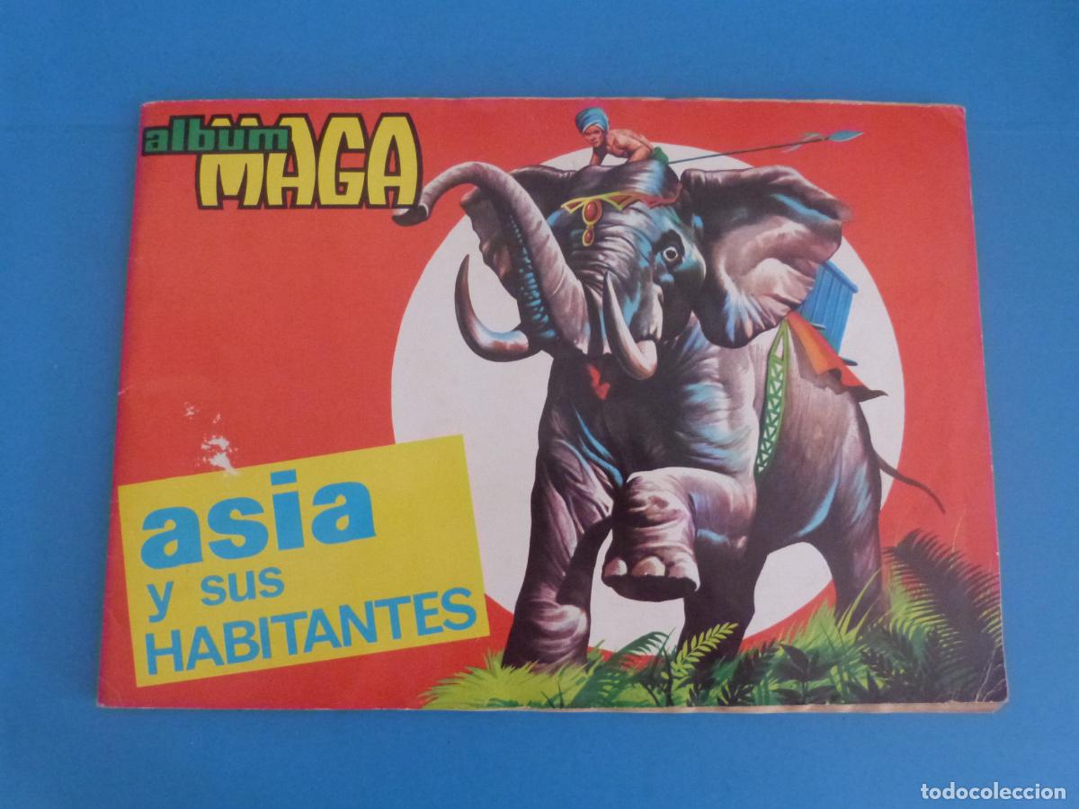 Coleccionismo &Aacute;lbum: ALBUM COMPLETO DE ASIA Y SUS HABITANTES A&Ntilde;O 1972 DE MAGA