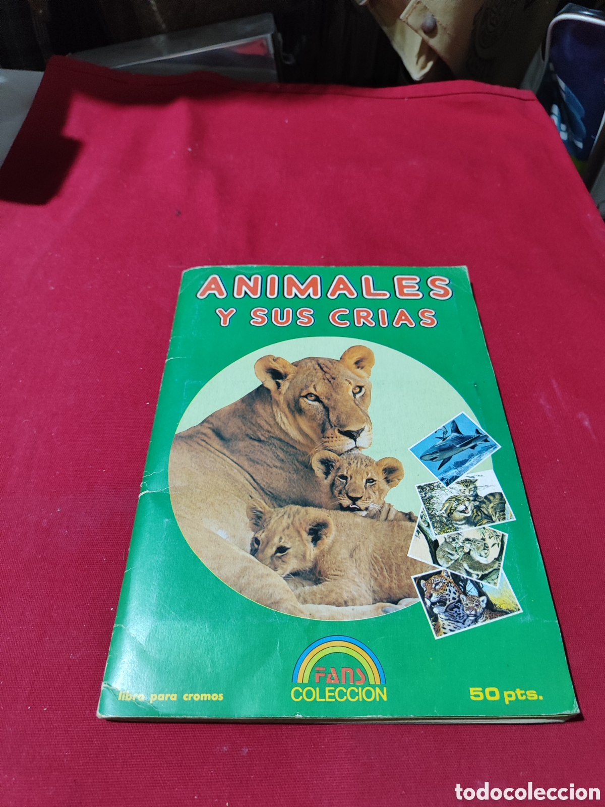 Coleccionismo &Aacute;lbum: &Aacute;lbum completo animales y sus cr&iacute;as fans colecci&oacute;n