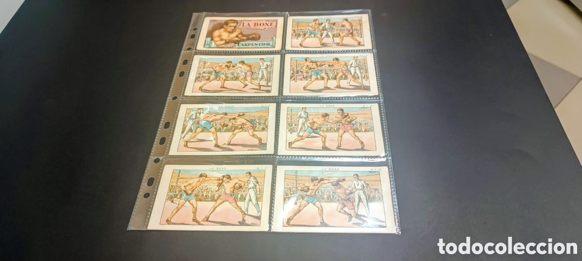 Coleccionismo &Aacute;lbum: COLECCION COMPLETA - &rdquo; LA BOXE CARPENTIER &rdquo; - 25 CROMOS - CHOCOLATE MUNDIAL