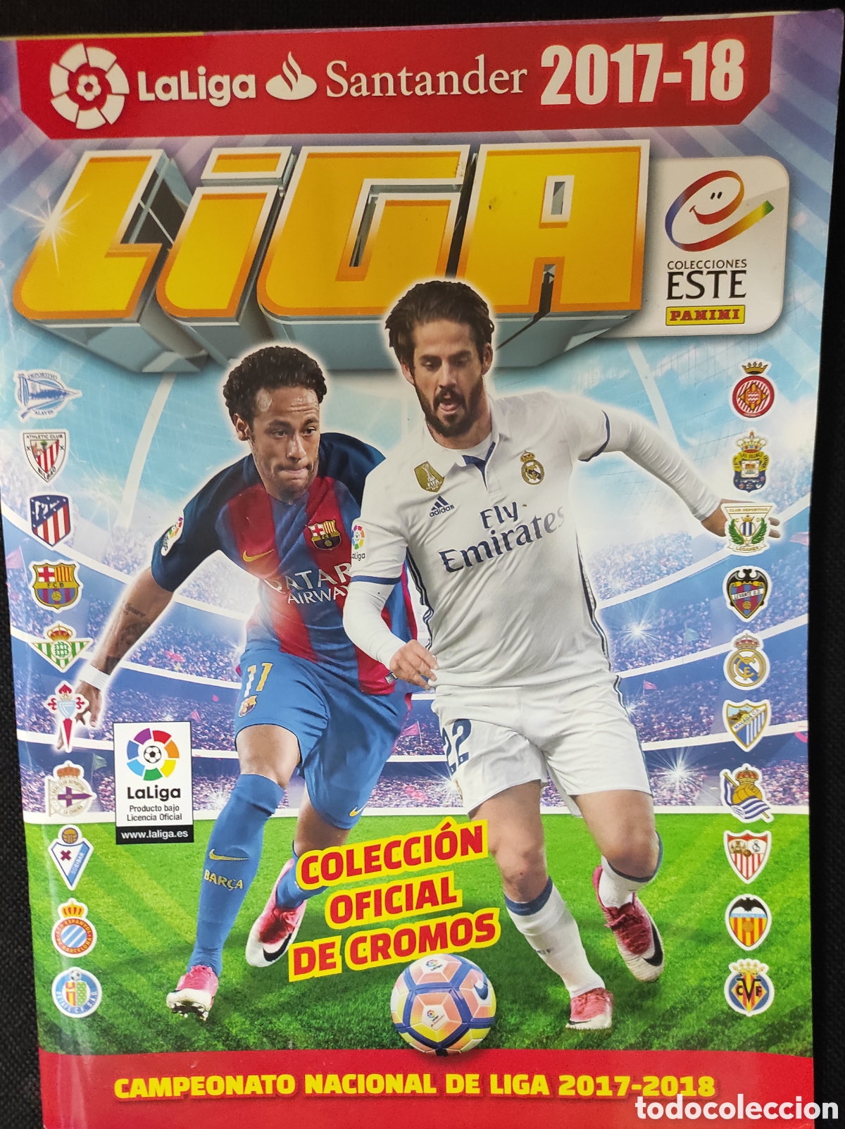 Collectionnisme Album: Album de cromos de f&uacute;tbol Panini 17/18