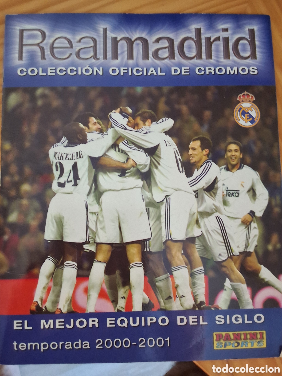 Coleccionismo &Aacute;lbum: Real madrid coleccion oficial de cromos album completo temporada 2000-20001 edita panini