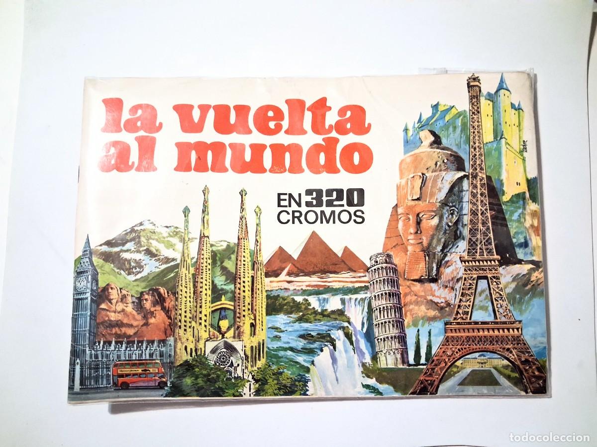 Coleccionismo &Aacute;lbum: album completo la vuelta almundo en 320 cromos ed. bruguera 1971