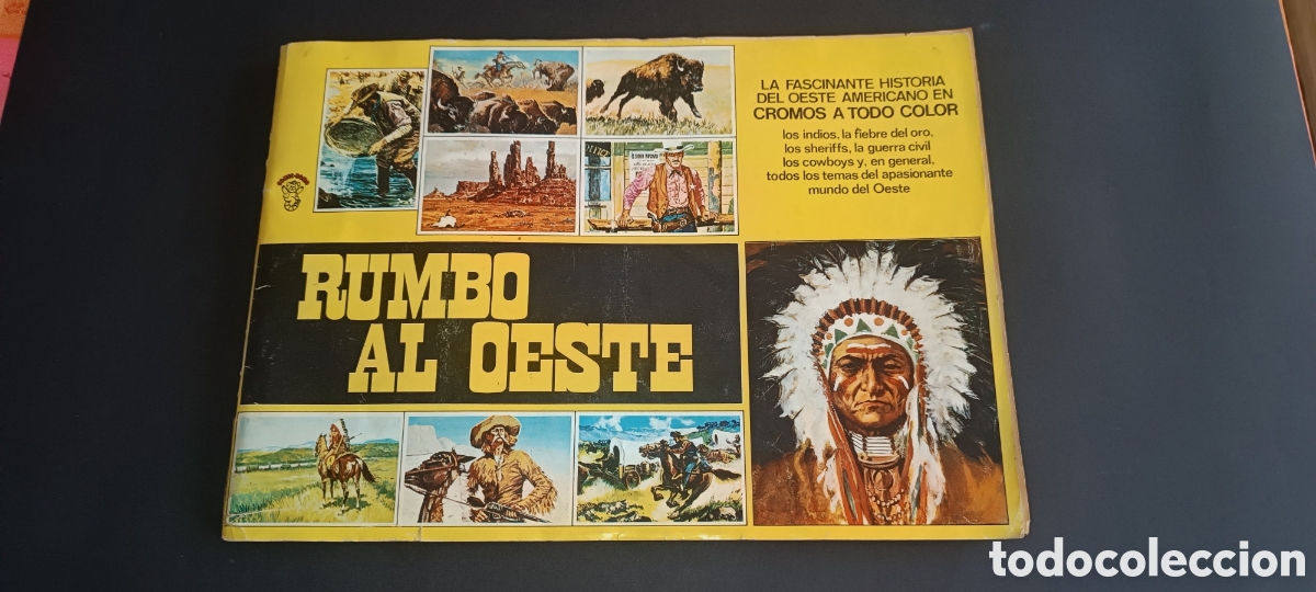 Coleccionismo &Aacute;lbum: ALBUM COMPLETO - &rdquo; RUMBO AL OESTE &rdquo; - COMIC ROMO 1981 - 322 CROMOS - BUEN ESTADO