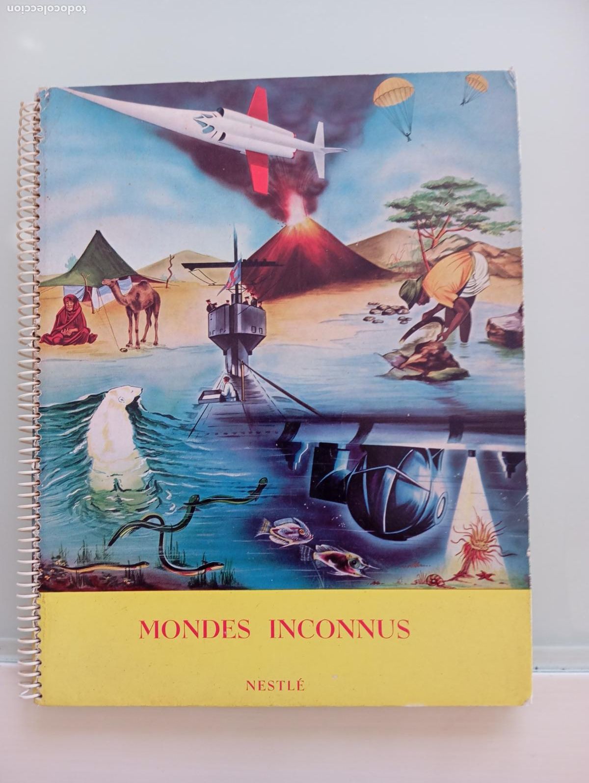 Coleccionismo &Aacute;lbum: ALBUM NESTLE COMPLETO INEDITO EN ESPA&Ntilde;A MONDES INCONNUS A&Ntilde;OS 50 (MUNDOS DESCONOCIDOS)