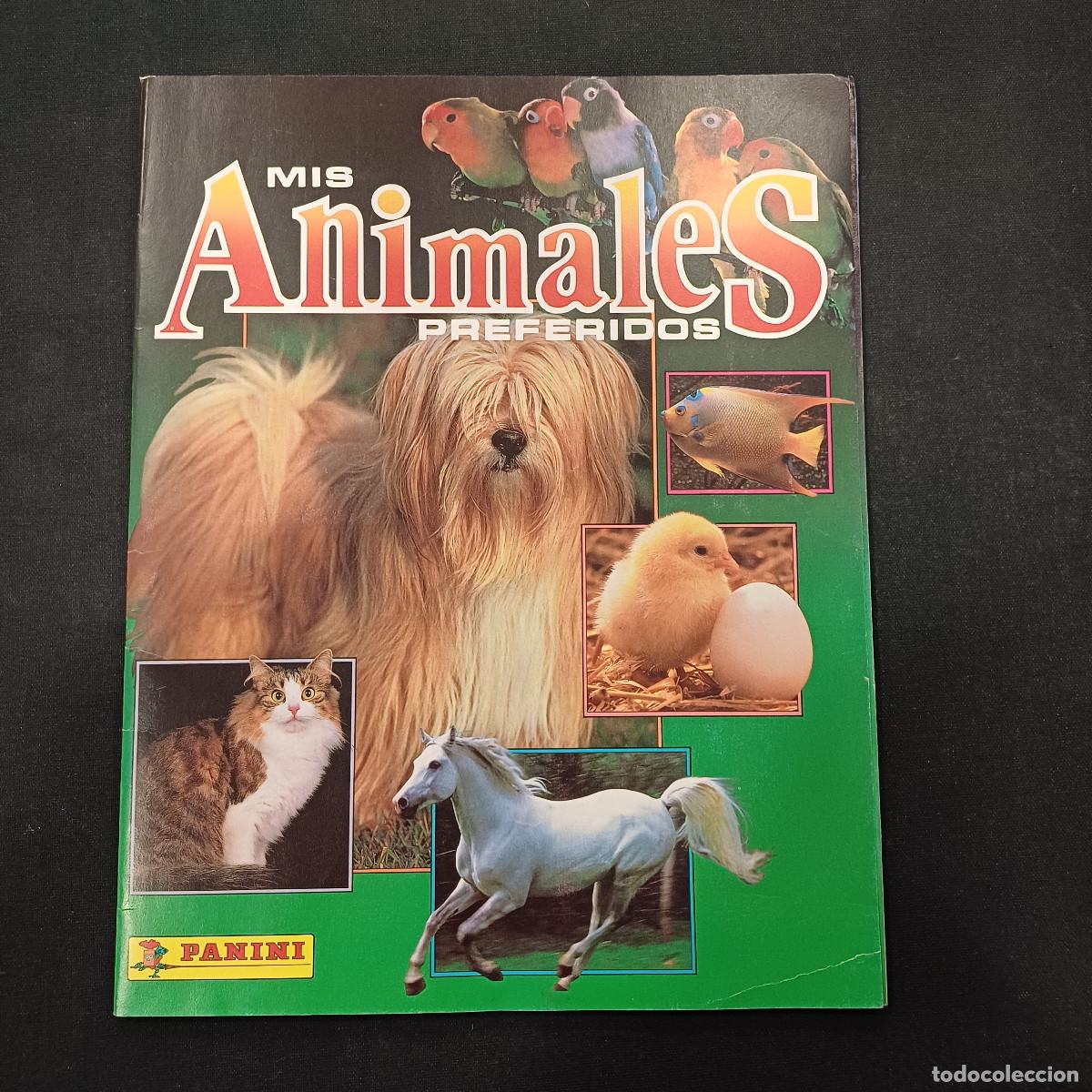 Coleccionismo &Aacute;lbum: MIS ANIMALES PREFERIDOS/ALBUM DE CROMOS PANINI/COMPLETO.