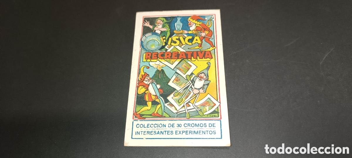 Coleccionismo &Aacute;lbum: COLECCION COMPLETA - &rdquo; FISICA RECREATIVA &rdquo; - 30 CROMOS - CHOCOLATE ORTHI, PIERA, BRUGUERAS , EL NI&Ntilde;O