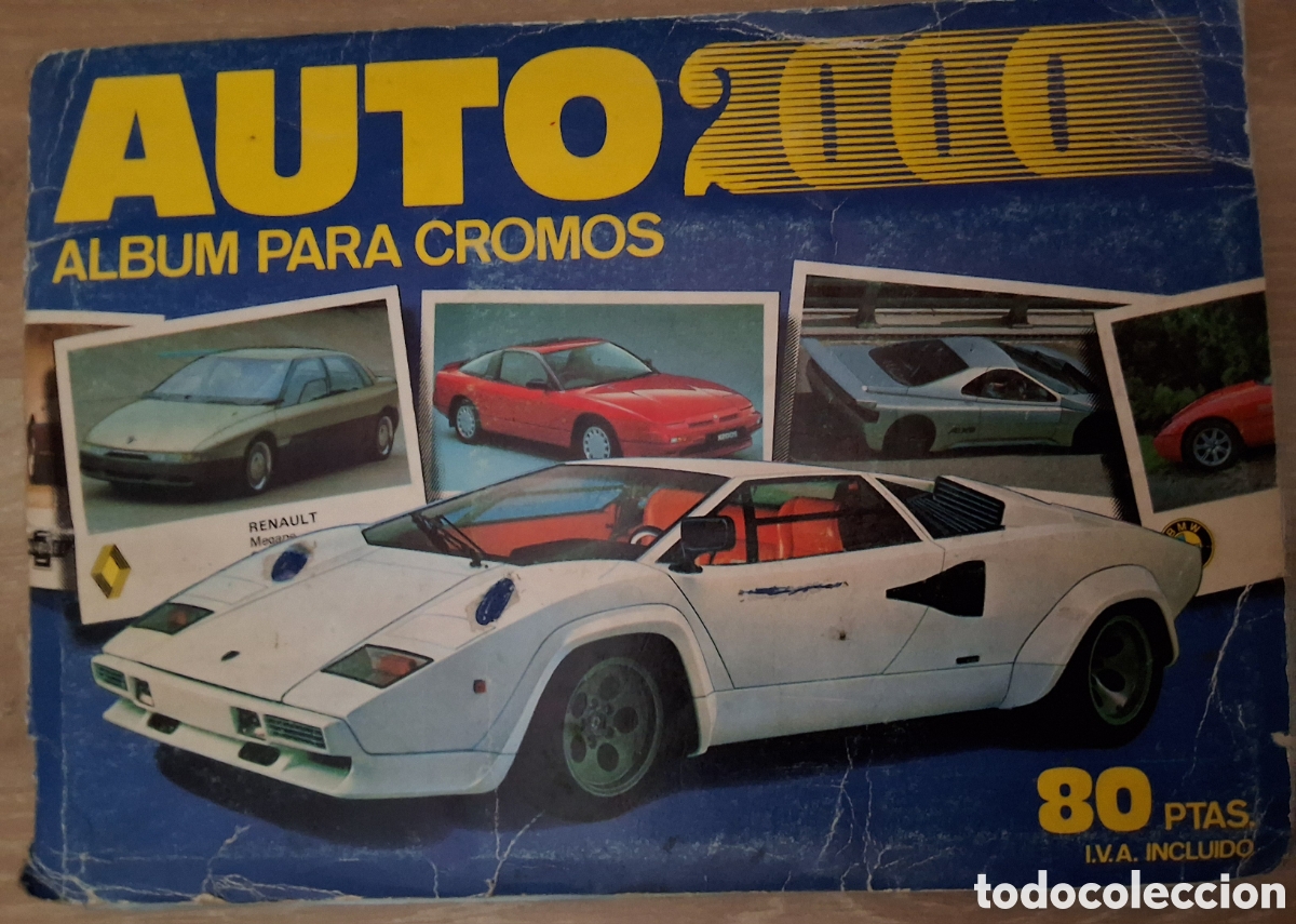 Coleccionismo &Aacute;lbum: Auto 2000 album cromos completo a&ntilde;o 1988 edita comic romo