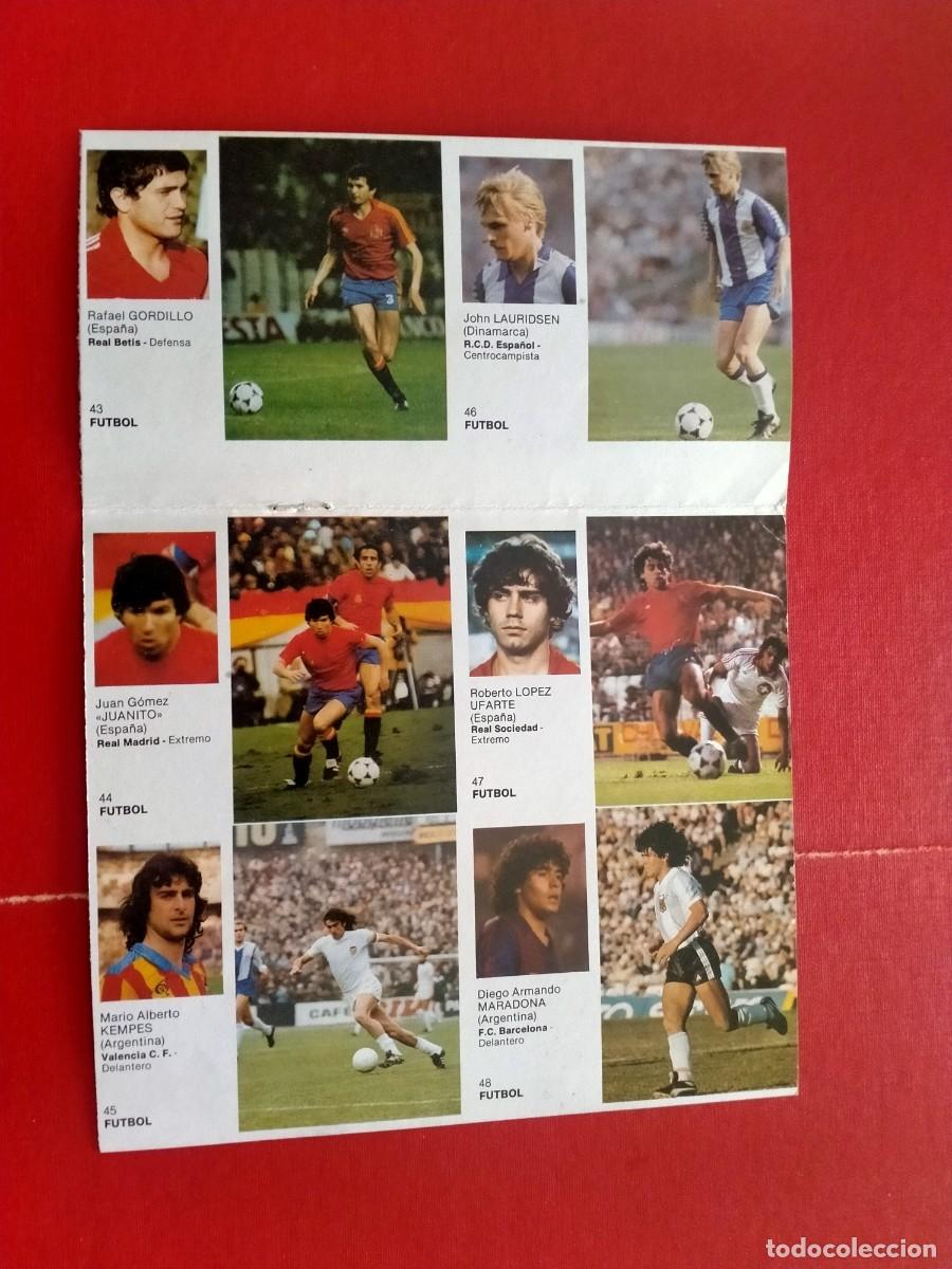 Coleccionismo &Aacute;lbum: cromos de maradona antiguos sin cortar