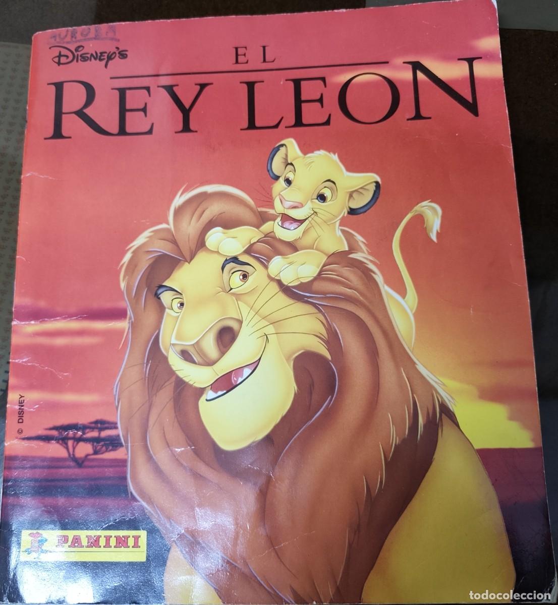Coleccionismo &Aacute;lbum: &Aacute;LBUM DE CROMOS COMPLETO EL REY LE&Oacute;N DE DISNEY - PANINI A&Ntilde;O 1995