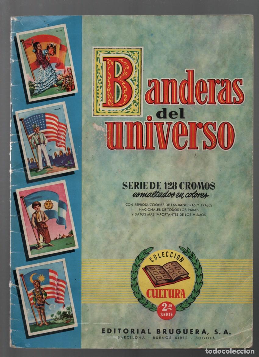 Coleccionismo &Aacute;lbum: ALBUM CROMOS COMPLETO: BANDERAS DEL UNIVERSO. 2&ordf; SERIE. EDITORIAL BRUGUERA