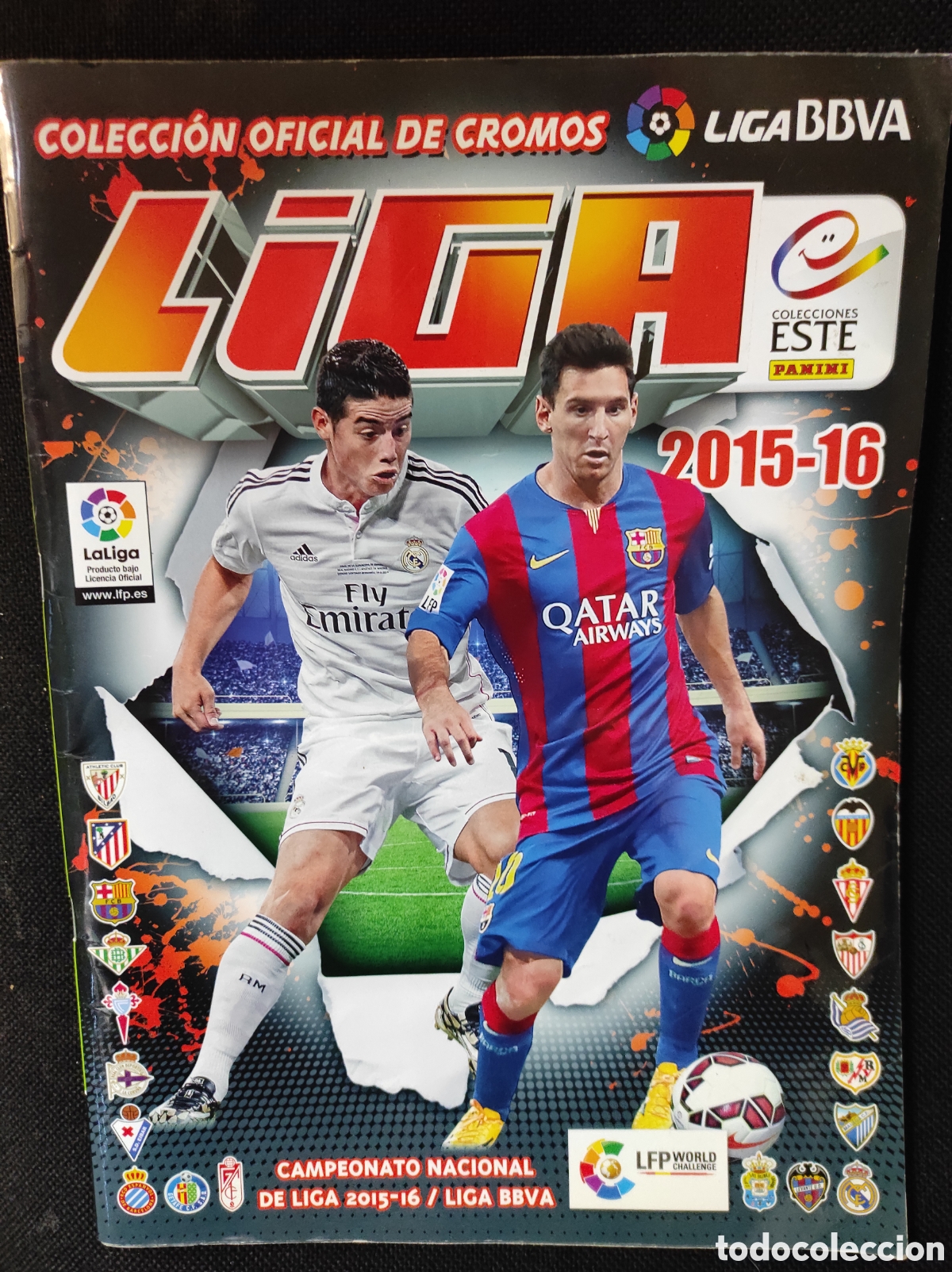 Collectionnisme Album: Album de cromos de f&uacute;tbol Panini 15/16