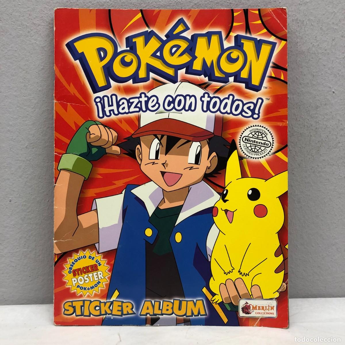 Coleccionismo &Aacute;lbum: POKEMON - STICKER ALBUM + POSTER - NINTENDO - ALBUM DE CROMOS COMPLETO - VER FOTOS / 5716
