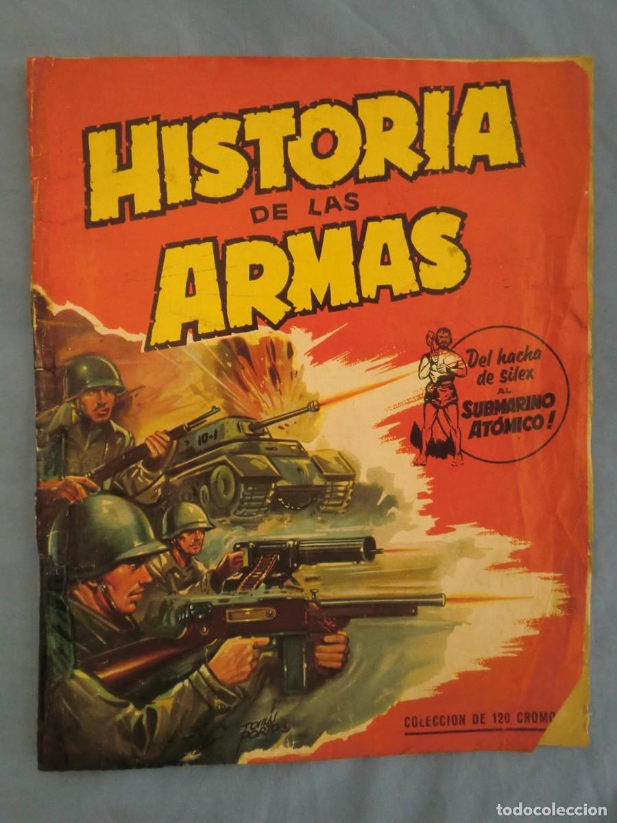 Coleccionismo &Aacute;lbum: Album de cromos completo HISTORIA DE LAS ARMAS (1962) de Editorial CRISOL