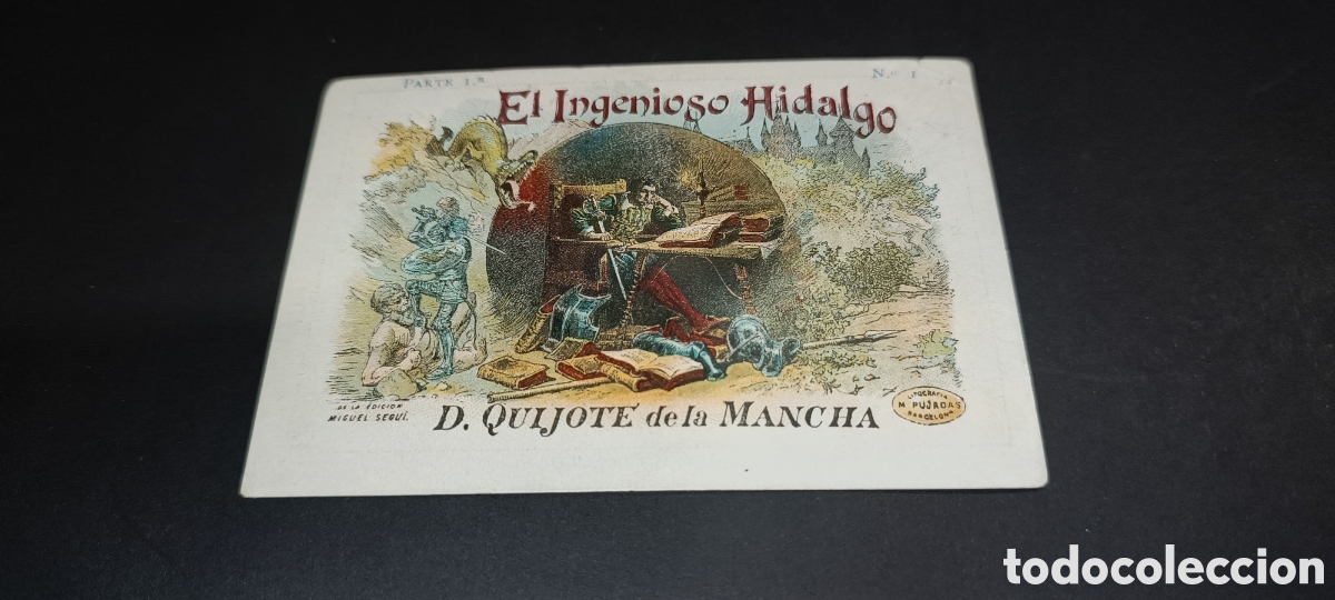 Coleccionismo &Aacute;lbum: - &rdquo; DON QUIJOTE DE LA MANCHA &rdquo; COMPLETA 100 CROMOS - CENTENARIO DEL QUIJOTE 1905 - MAGNIFICA