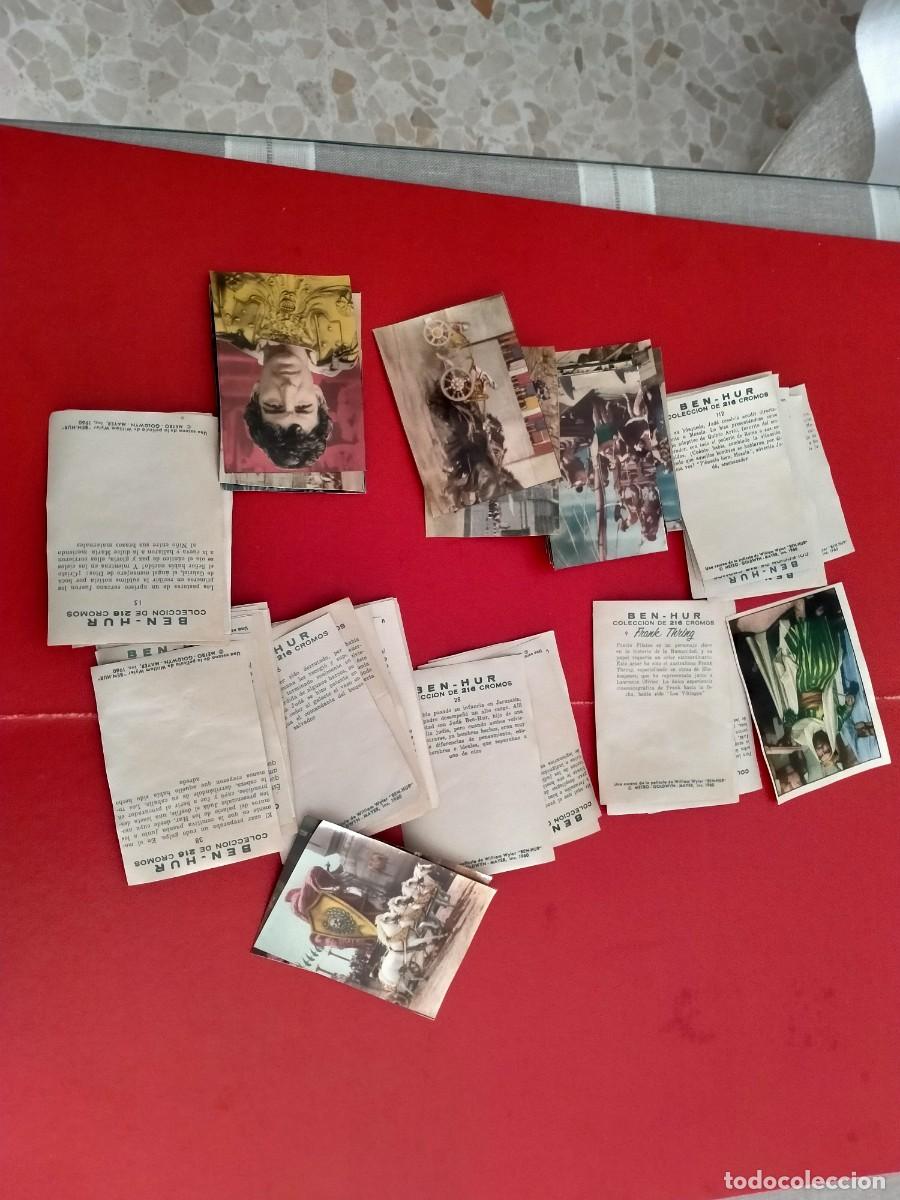Coleccionismo &Aacute;lbum: cromos de ben hur diferentes 84 creo que nunca pegados
