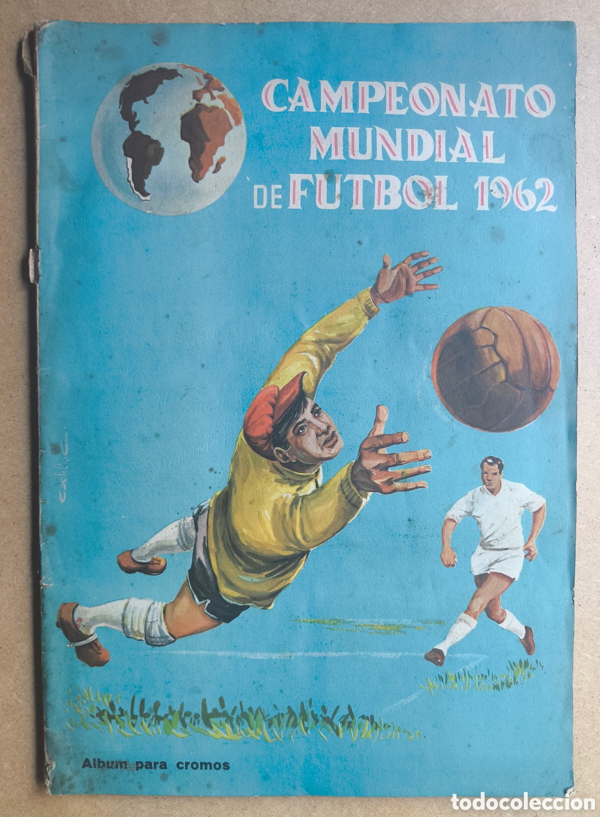 Coleccionismo &Aacute;lbum: &Aacute;LBUM DE CROMOS CAMPEONATO MUNDIAL DE F&Uacute;TBOL 1962 DISGRA