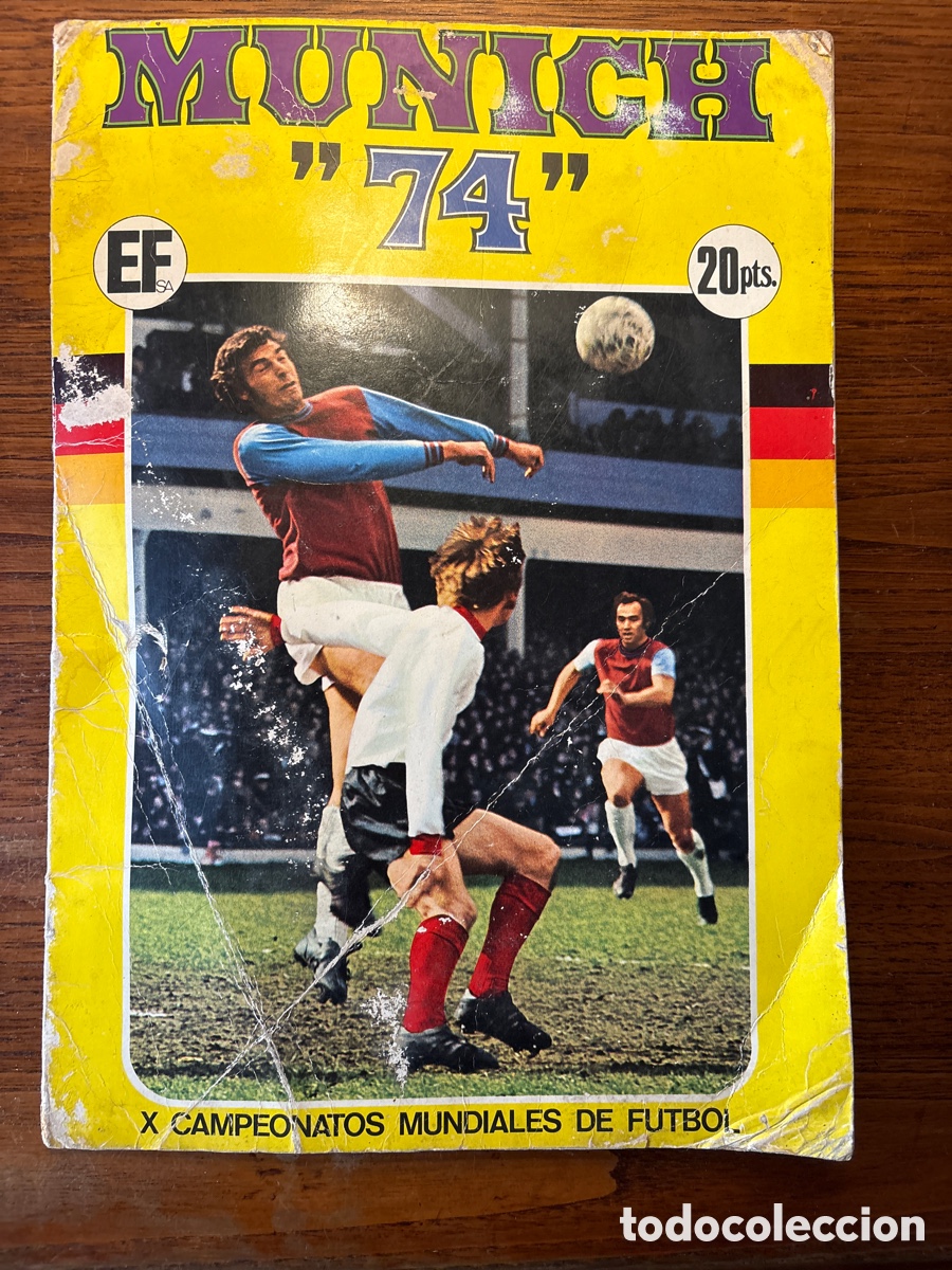 Coleccionismo &Aacute;lbum: &Aacute;LBUM CROMOS FITBOL M&Uacute;NICH 1974 X CAMPEONATOS MUNDIALES