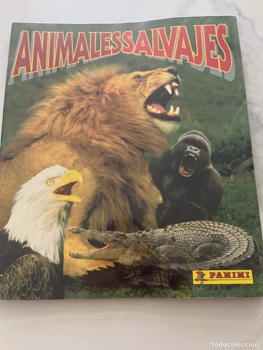 Coleccionismo &Aacute;lbum: Antiguo &aacute;lbum completo de Animales Salvajes de Panini.