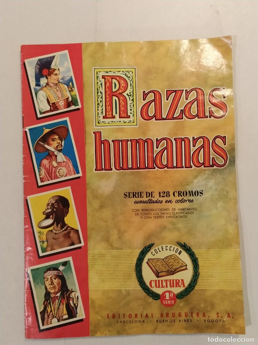 Coleccionismo &Aacute;lbum: RAZAS HUMANAS - ALBUM DE CROMOS COMPLETO - EDITORIAL BRUGUERA - (V-28.186)