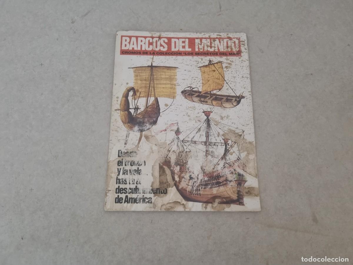 Coleccionismo &Aacute;lbum: Album completo Barcos del mundo cromos de la colecci&oacute;n Los secretos del mar
