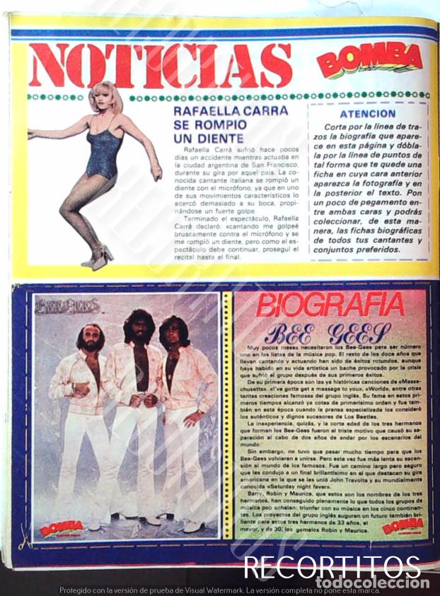 Coleccionismo &Aacute;lbum: RAFAELLA CARRA RAFFAELA RAFFAELLA BEE GEES BEEGEES