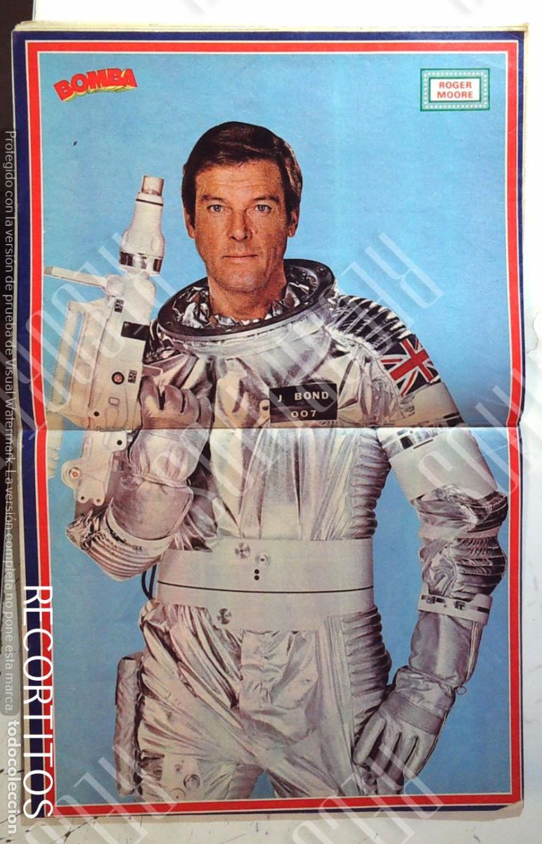 Coleccionismo &Aacute;lbum: roger moore james bond 007 el santo CORINNE CLERY OCTOPUSSY