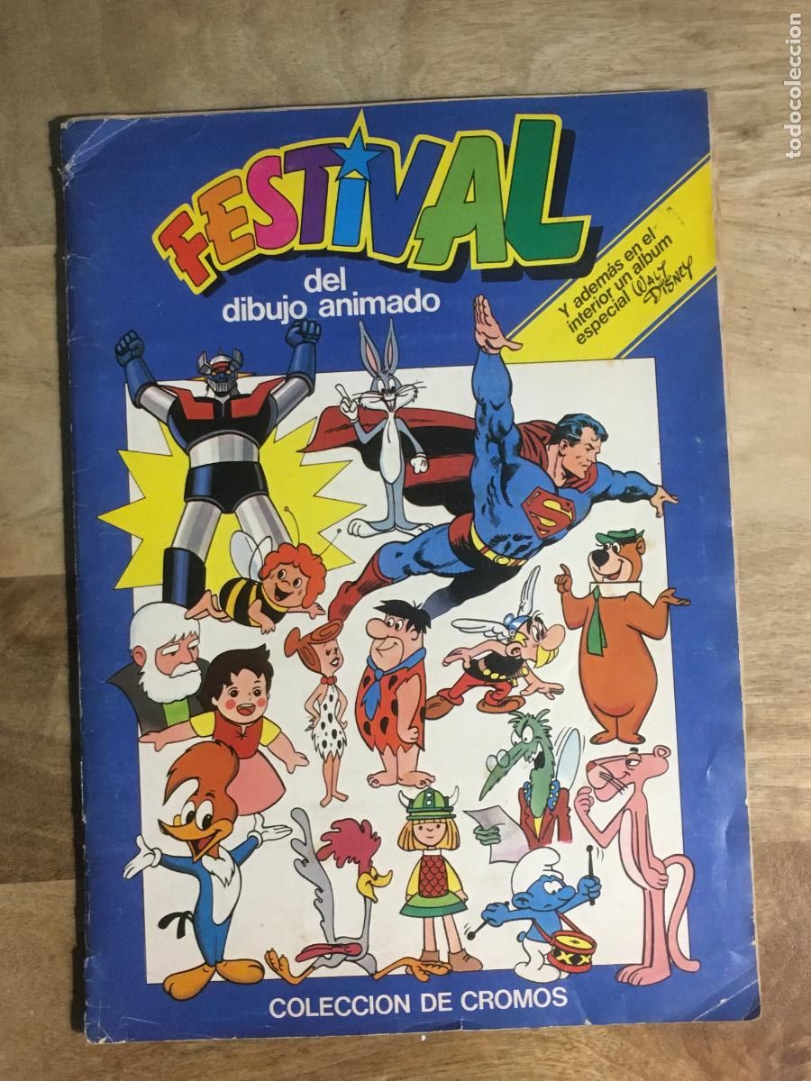Coleccionismo &Aacute;lbum: festival del dibujo animado pacosa album de cromos completo perfecto estado casi como nuevo