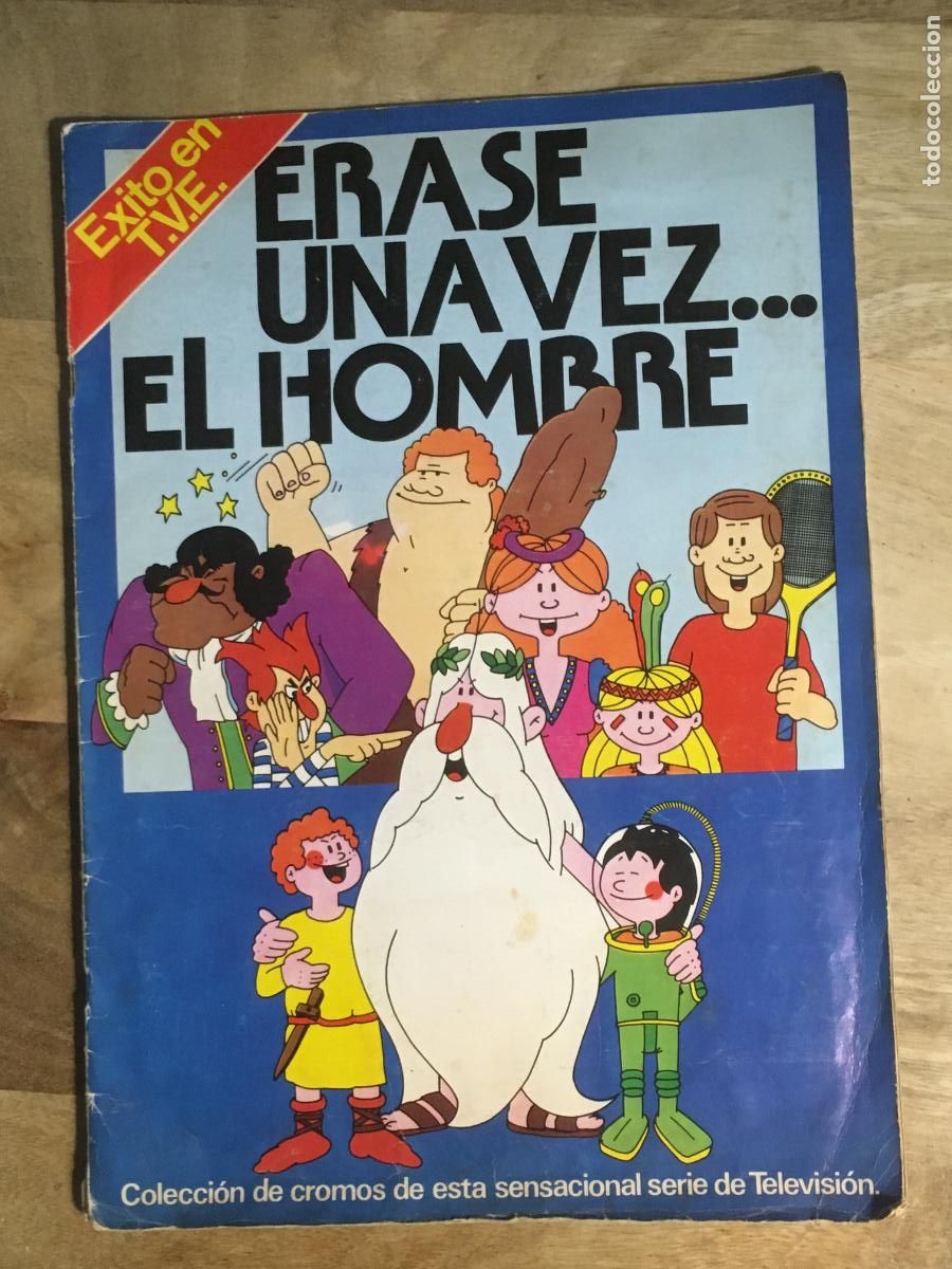 Coleccionismo &Aacute;lbum: erase una vez el hombre pacosa album de cromos completo perfecto estado casi como nuevo