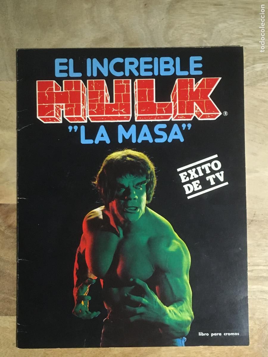 Coleccionismo &Aacute;lbum: el increible hulk la masa fher album de cromos completo perfecto estado como nuevo