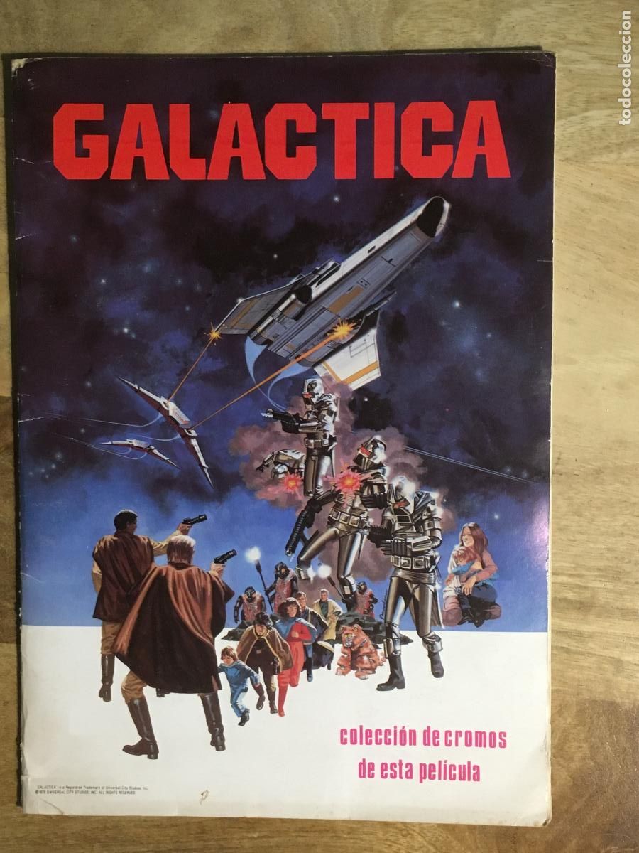 Coleccionismo &Aacute;lbum: galactica editorial maga album de cromos completo perfecto estado como nuevo