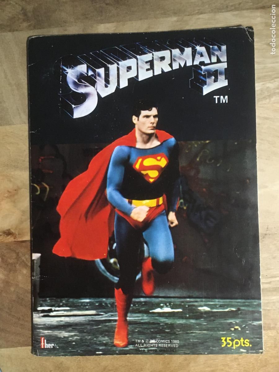 Coleccionismo &Aacute;lbum: superman II 2 fher album de cromos completo perfecto estado como nuevo