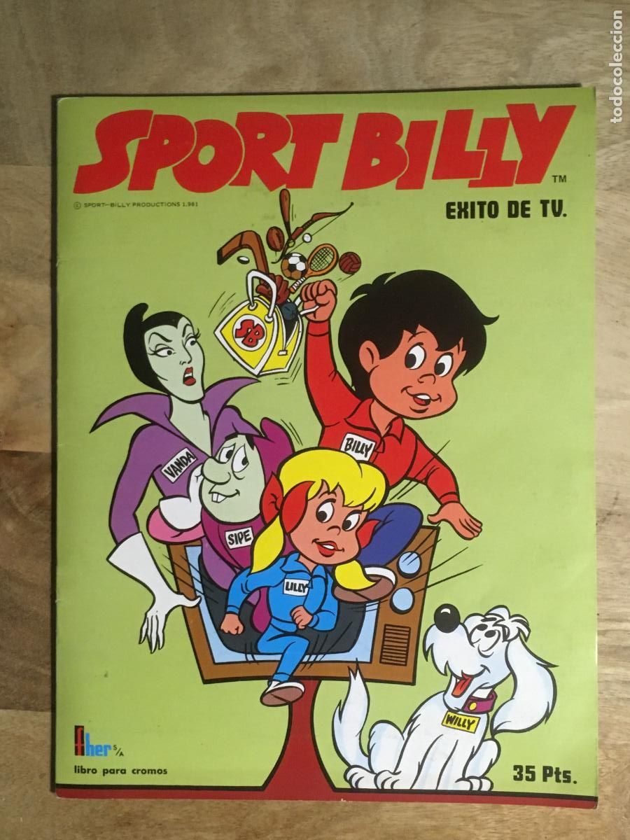 Coleccionismo &Aacute;lbum: sport billy fher album de cromos completo perfecto estado como nuevo