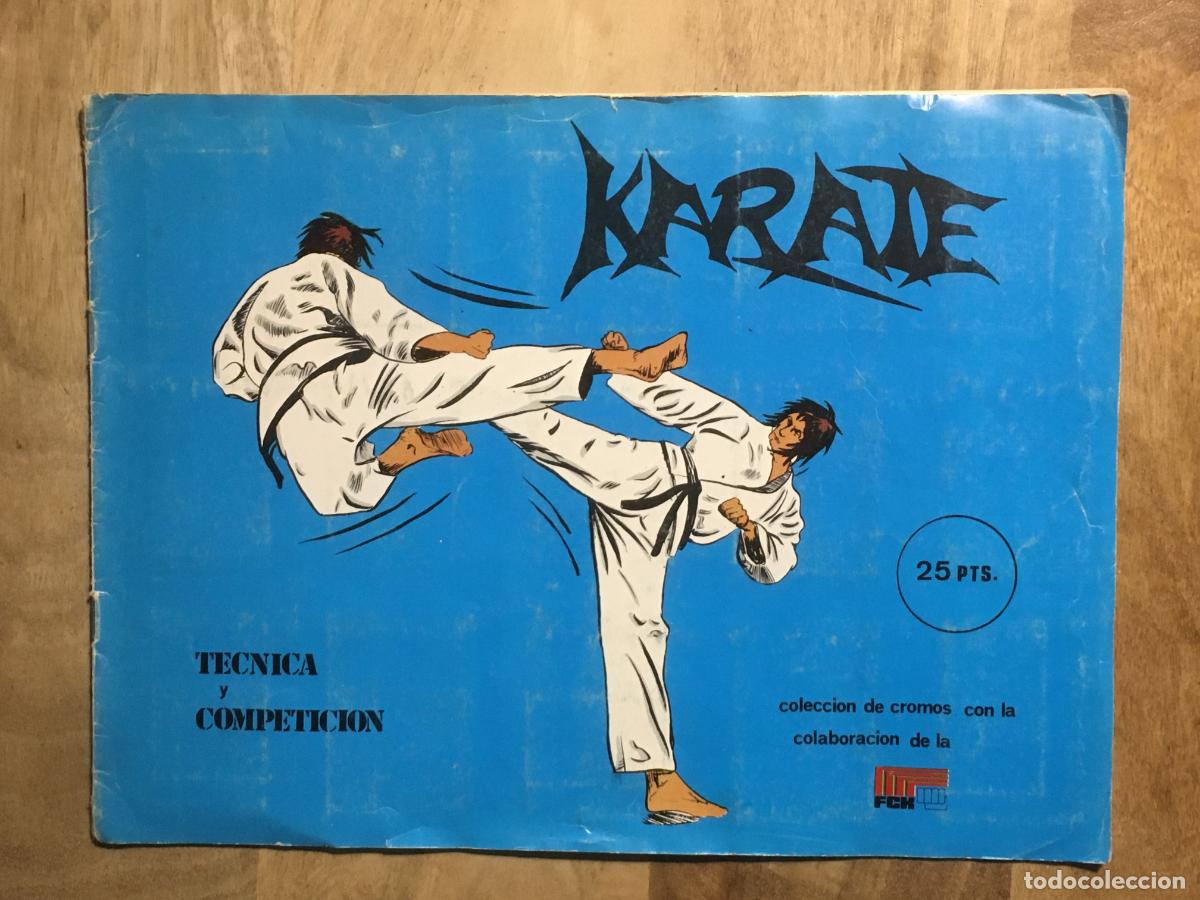 Coleccionismo &Aacute;lbum: karate album cromos completo muy buen estado