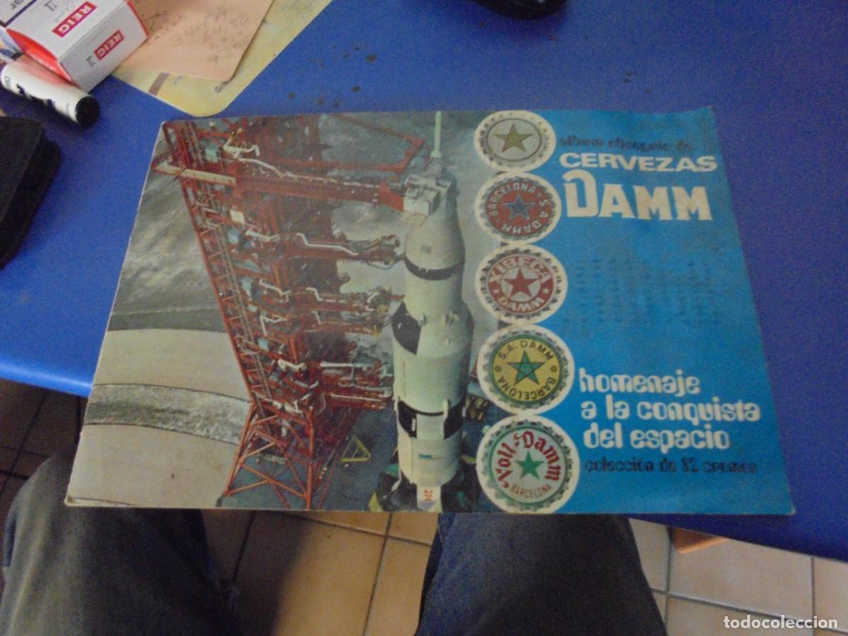 Coleccionismo &Aacute;lbum: album completo cervezas damm homenaje a la conquista del espacio fotos de todo