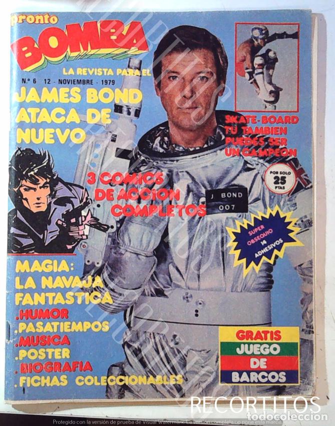 Coleccionismo &Aacute;lbum: RECORTE PORTADA roger moore james bond 007 el santo CORINNE CLERY OCTOPUSSY