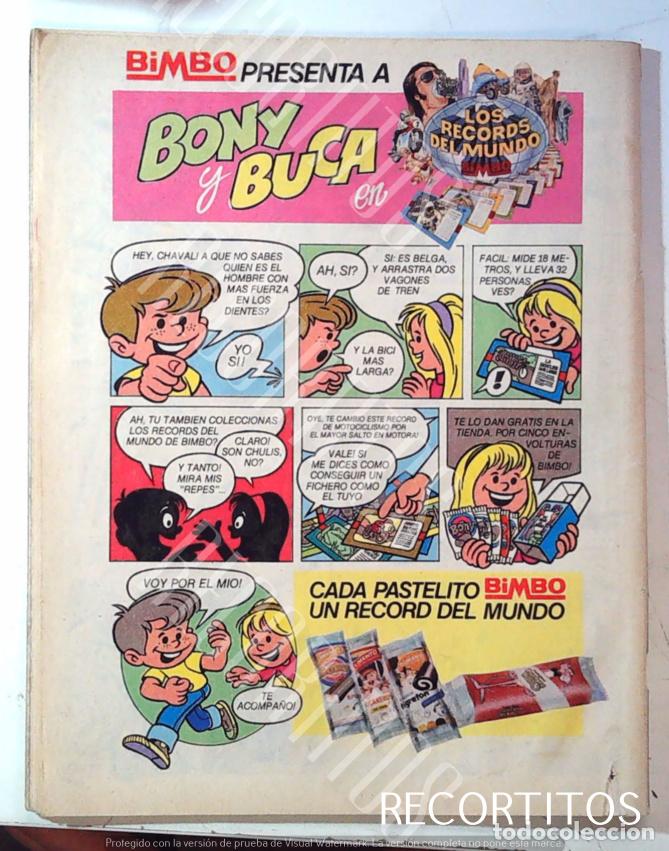 Coleccionismo &Aacute;lbum: BONY Y BUCA N&iexcl;BUCANEORS PASTELITOS BIMBO LOS RECORDS DEL MUNDO