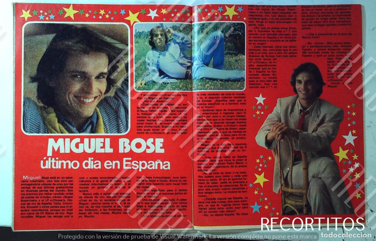 Coleccionismo &Aacute;lbum: MIGUEL BOSE CANTANTE 1979