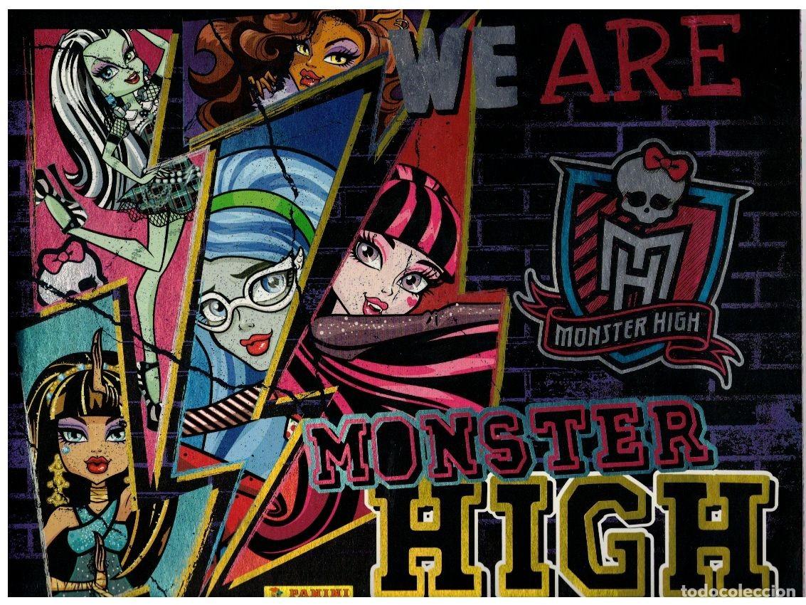 Coleccionismo &Aacute;lbum: We are Monster High (Panini 2014). &Aacute;lbum plancha + 192 cromos sin pegar. Impecable