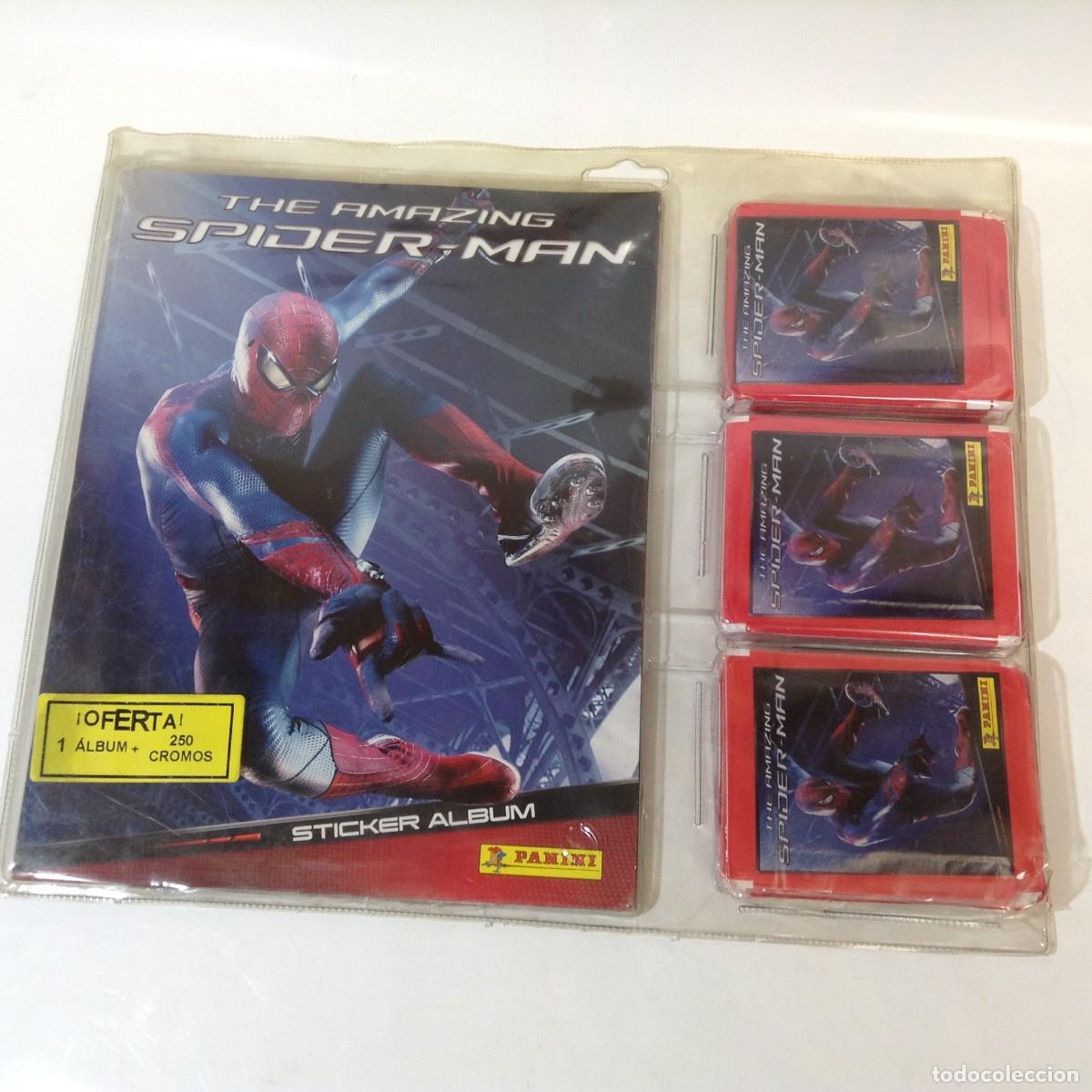 Coleccionismo &Aacute;lbum: &Aacute;LBUM DE CROMOS THE AMAZING SPIDERMAN - &Aacute;LBUM + 250 CROMOS. NUEVO. PANINI