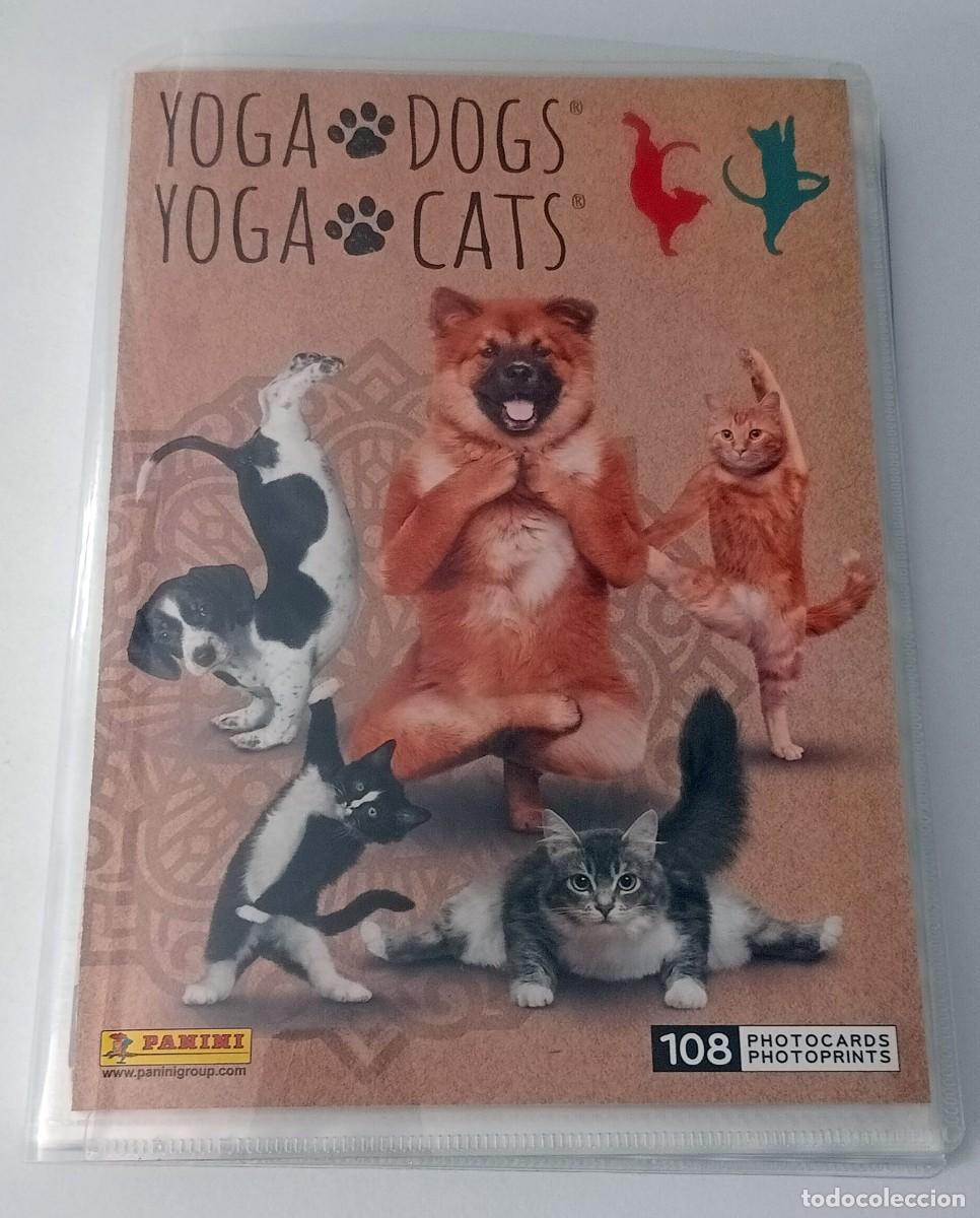 Coleccionismo &Aacute;lbum: ALBUM PHOTOCARDS COMPLETO YOGA DOGS, YOGA CATS DE PANINI