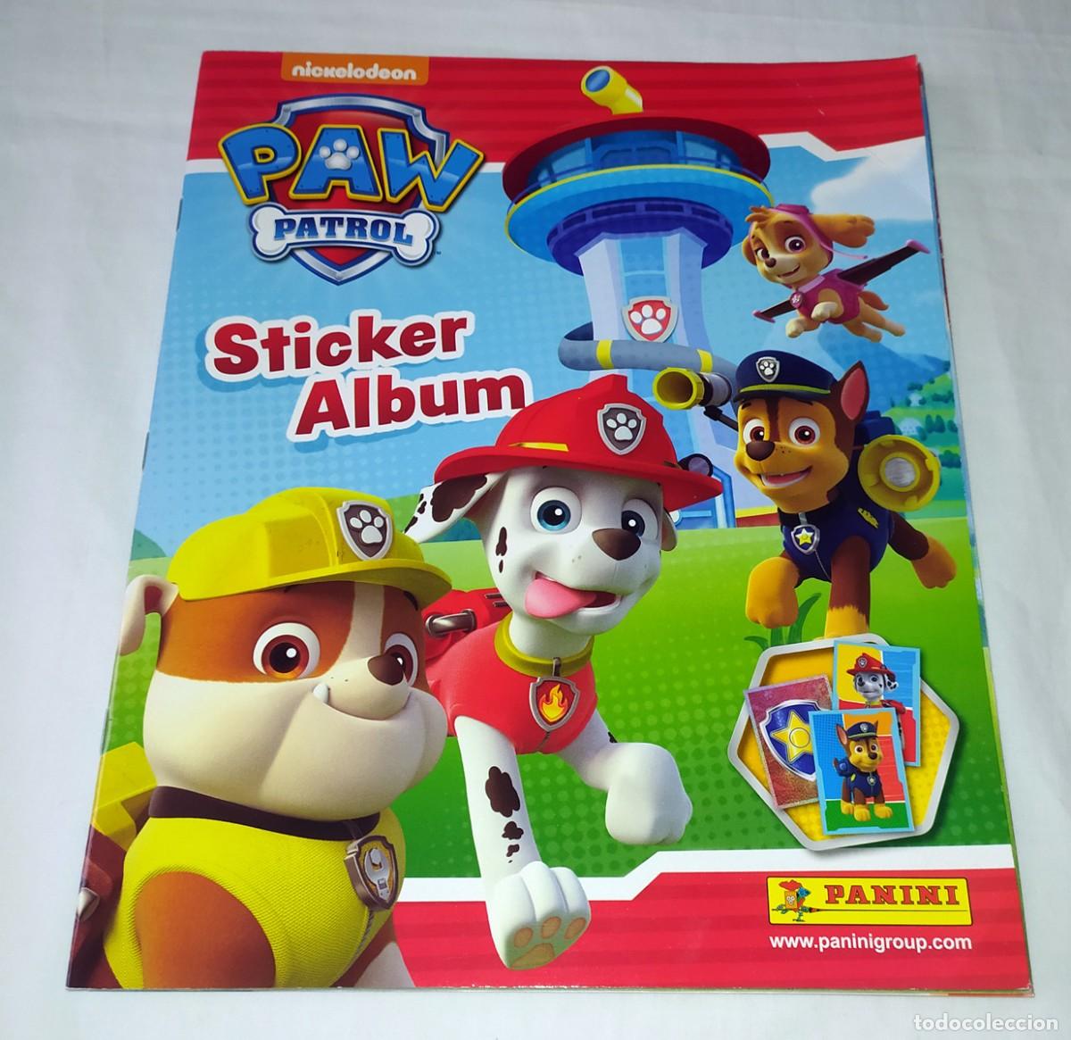 Coleccionismo &Aacute;lbum: ALBUM DE CROMOS LA PATRULLA CANINA - STICKER ALBUM PANINI (COMPLETO)