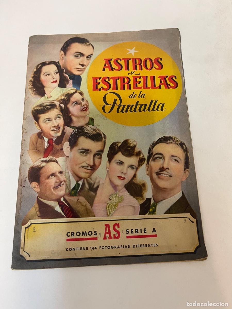 Collectionnisme Album: MUY BUEN ESTADO Y COMPLETO, ASTROS Y ESTRELLAS DE LA PANTALLA 144 CROMOS. CROMOS AS BRUGUERA SERIE A