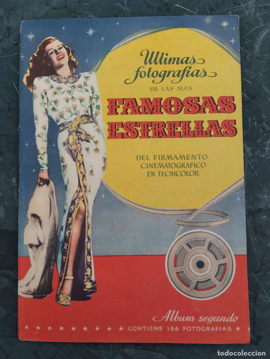 Coleccionismo &Aacute;lbum: ALBUM FAMOSAS ESTRELLAS CINE COMPLETO ALBUM SEGUNDO.