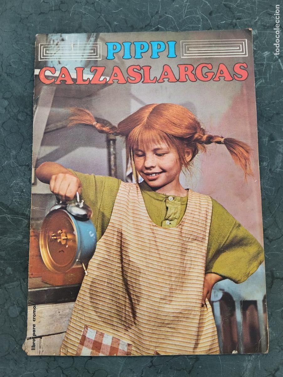 Coleccionismo &Aacute;lbum: ALBUM CROMOS COMPLETO &ndash; PIPPI CALZASLARGAS EDITORIAL FHER
