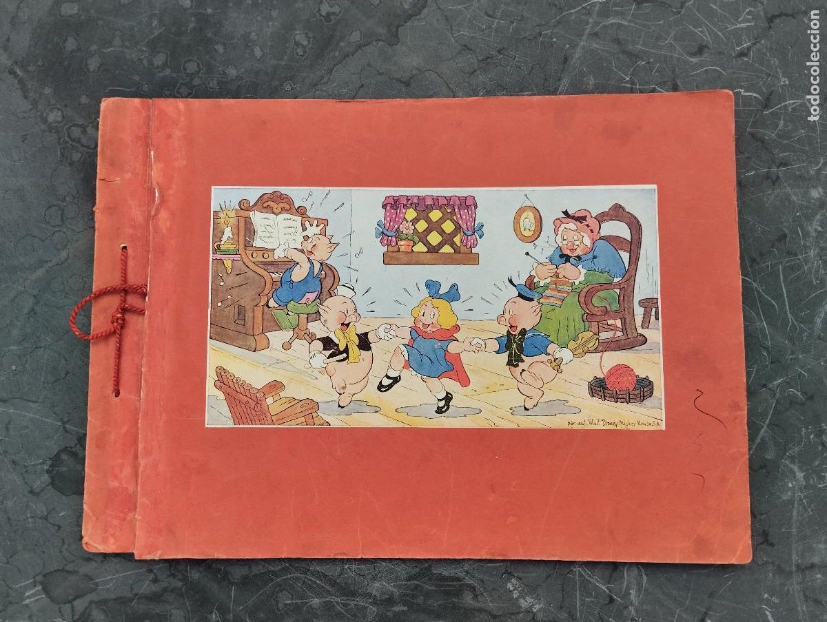 Coleccionismo &Aacute;lbum: &Aacute;LBUM COMPLETO PAR AUT WALT DISNEY MICKEY MOUSE SA. BEUKELAER. LES TROIS PETITS COCHONS 100 CROMOS..