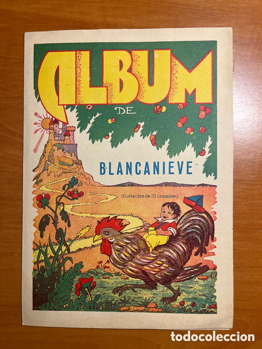 Coleccionismo &Aacute;lbum: &Aacute;LBUM BLANCANIEVES, 32 CROMITOS SELLO, (CHOCOLATES BORREGON), SIN PEGAR!!