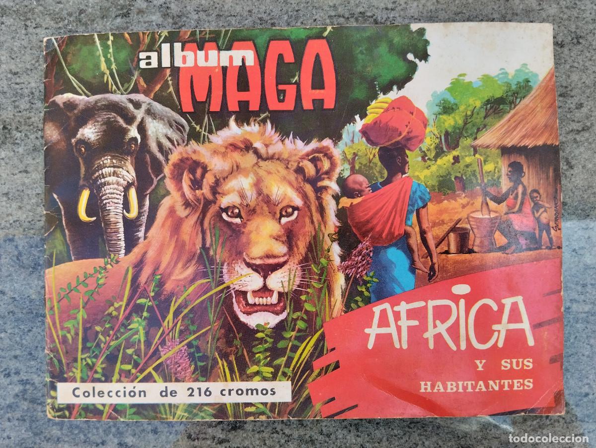 Coleccionismo &Aacute;lbum: ALBUM MAGA DE CROMOS AFRICA Y SUS HABITANTES. COMPLETO