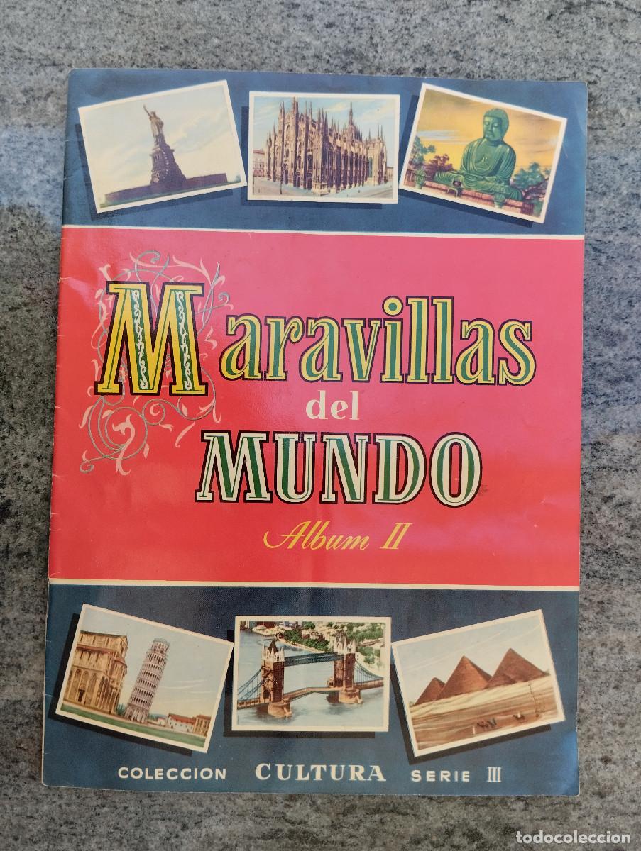 Coleccionismo &Aacute;lbum: MARAVILLAS DEL MUNDO ALBUM II SERIE III ALBUM CROMOS COMPLETO BRUGUERA