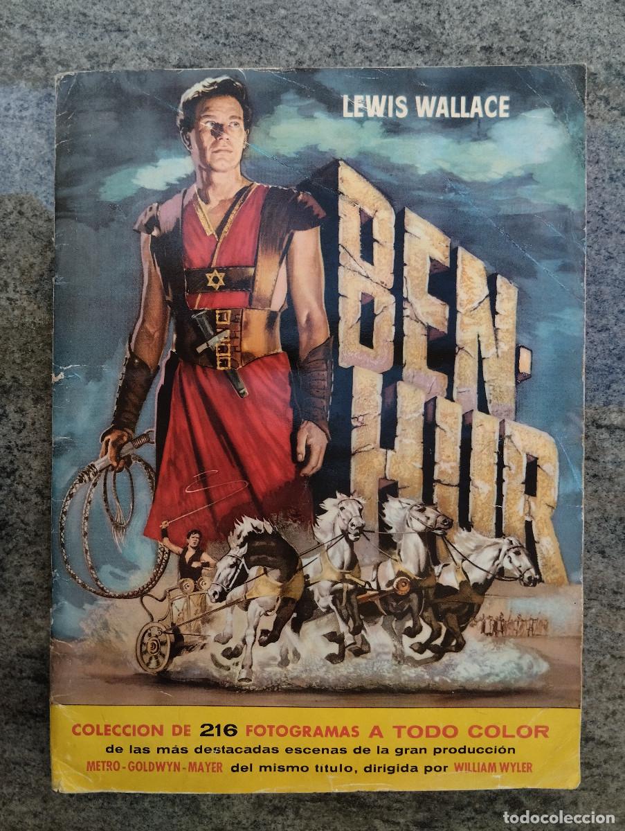 Coleccionismo &Aacute;lbum: ALBUM DE CROMOS ORIGINAL COMPLETO - BEN HUR - 1&ordf; EDICION 1960 -EDITORIAL BRUGUERA