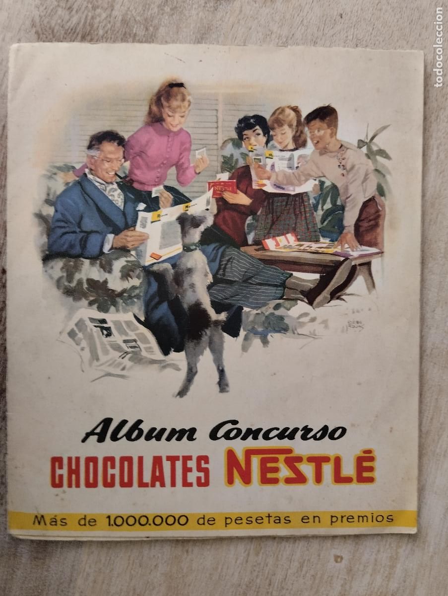 Coleccionismo &Aacute;lbum: ALBUM CONCURSO - CHOCOLATES NESTL&Eacute; - ALBUM COMPLETO 1955